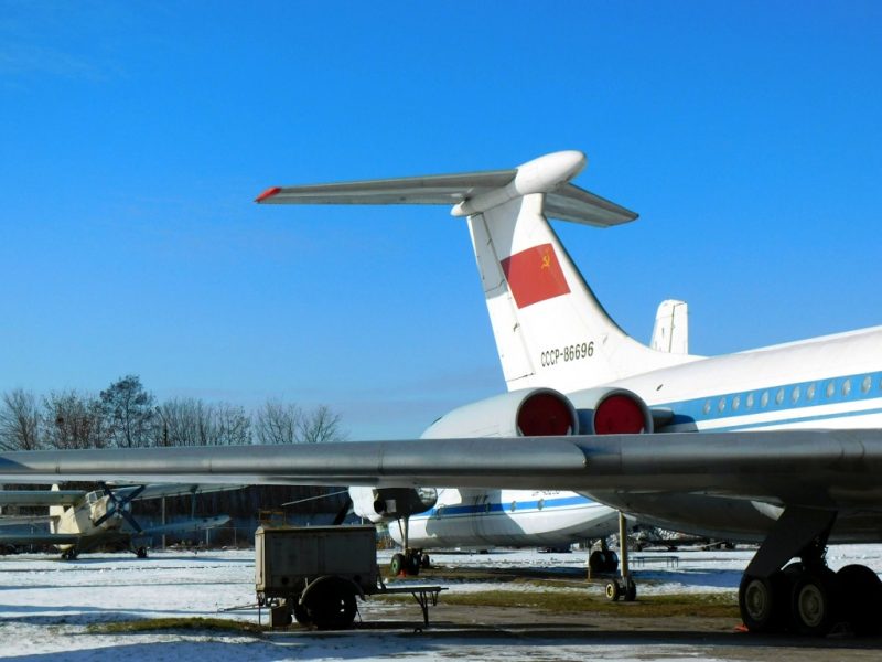 Ilyushin Il-62, ausgestellt im Luftfahrtmuseum Kiew-Schuljany (Foto: Jan Gruber).