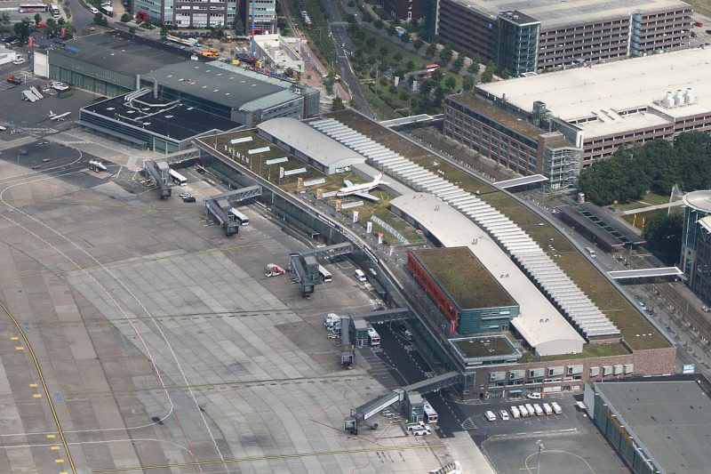 Der Bremer Airport aus der Vogelperspektive (Foto: Bin im Garten).